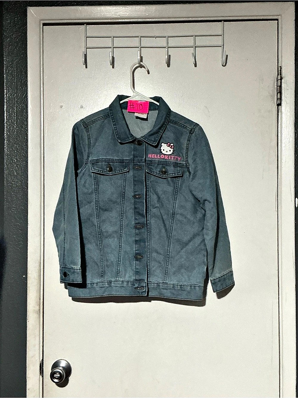 Hello Kitty and Friends Denim Jacket Blue Girls XL Like New